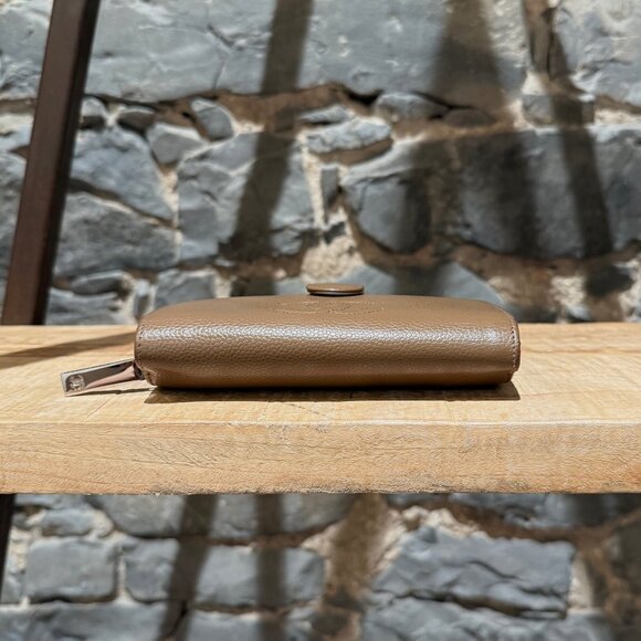 Chanel Brown Caviar Zip Compact French Purse Wallet - Picture 7 of 16